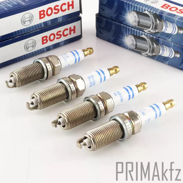 4x BOSCH 0242240619 Bougies Double Platine pour Mercedes W203 W204 W220 W211