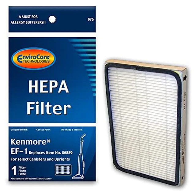 KENMORE EF1 UPRIGHT &Canister Vacuum HEPA Exhaust Filter Type 86889