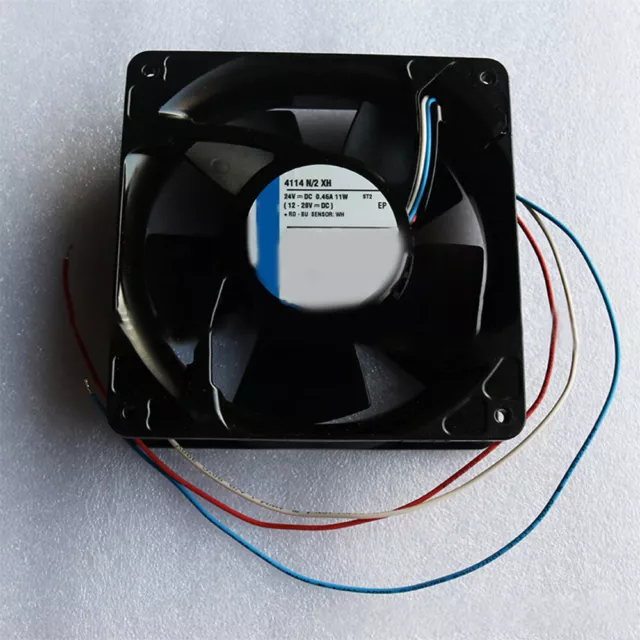 120*120*35MM For Ebmpapst 4114N/2XH Axial Cooling Fan 24V 11W 460mA
