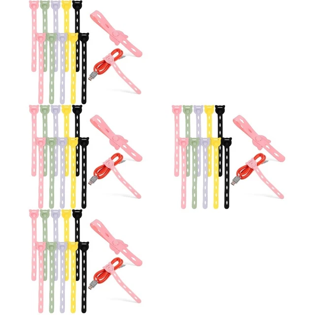 Correas de cable de silicona de gel de sílice cable de bloqueo automático hebilla de viento