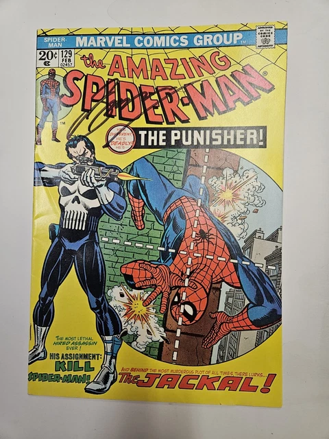 Amazing Spider-Man 129 First Appearance Of The Punisher Marvel Comics 1974 Very+
