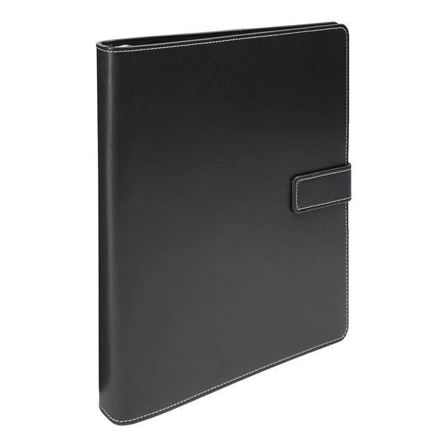 Office Depot Brand Classic-Style Magnetic-Strap Binder, 1 1/2" Rings