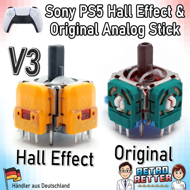 PS5 HALL EFFECT / Original Analog Sticks V3 Controller Drift Fix PlayStation 5 EUR 6,99