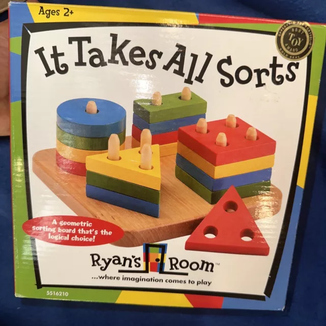 Ryan’s Room - It Takes All Sorts Wooden Shape Sorting