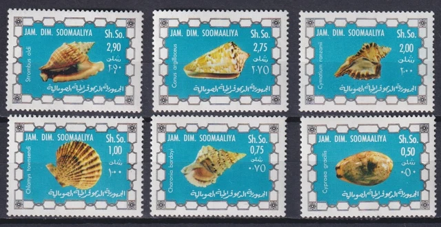Somalia 1976 Shells MNH**
