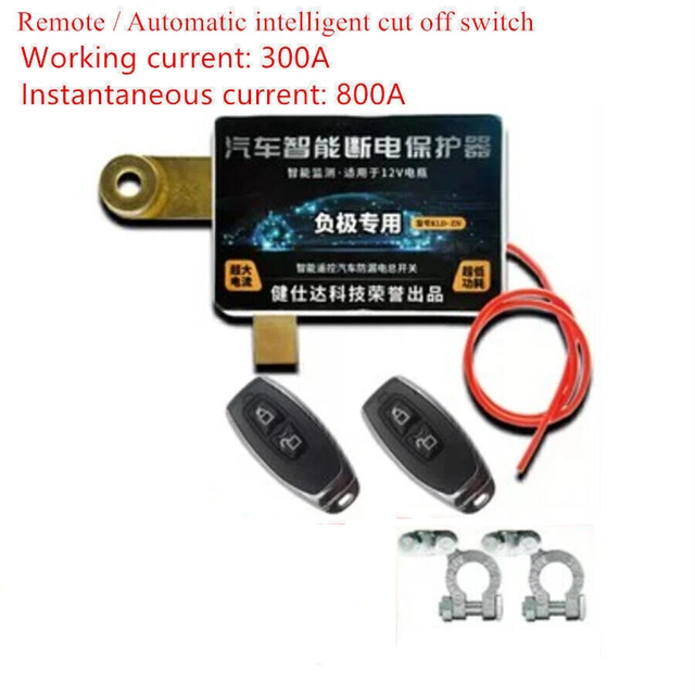 Nuovo interruttore di separazione automatica batteria auto 12V con telecomando 2pz M6U2