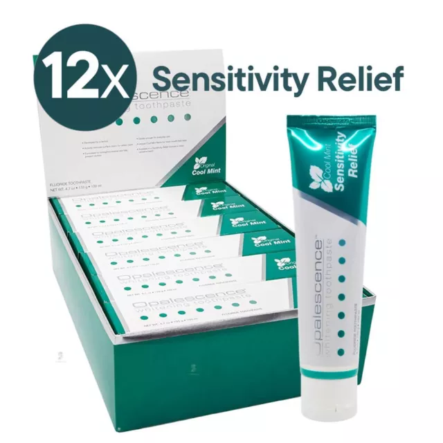 12 x Opalescence Whitening SENSITIVITY Relief Toothpaste Zahncreme 20ML 28g