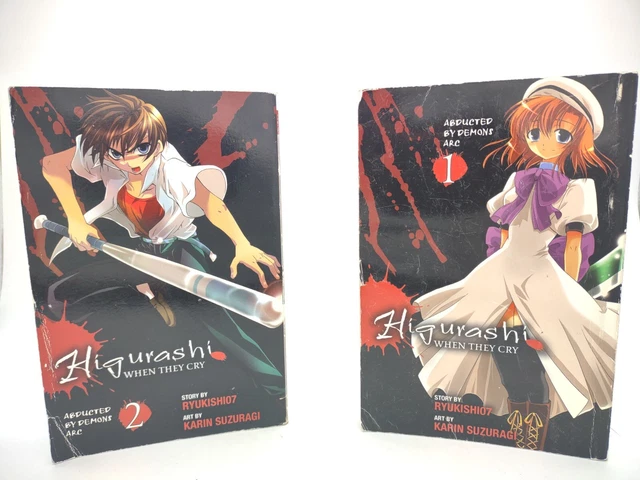 Higurashi When They Cry: Abducted by Demons Arc, Vol. 1 - 2 manga Comic Graphic