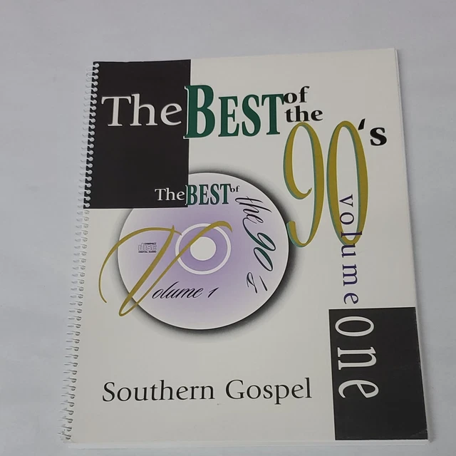 Southern Gospels Best of the 90's Volume 1 Songbook Spiral Bound 1998 Windsongs
