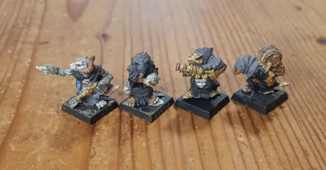 Citadel Warhammer Dungeons and Dragons 4 Skaven Firethrower Crew C22 1987