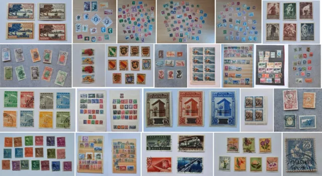 Briefmarken: Konvolut aus 22 Ländern weltweit