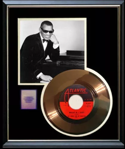 Ray Charles What'd I Say Rare 45 Rpm Gold Record Non Riaa Award