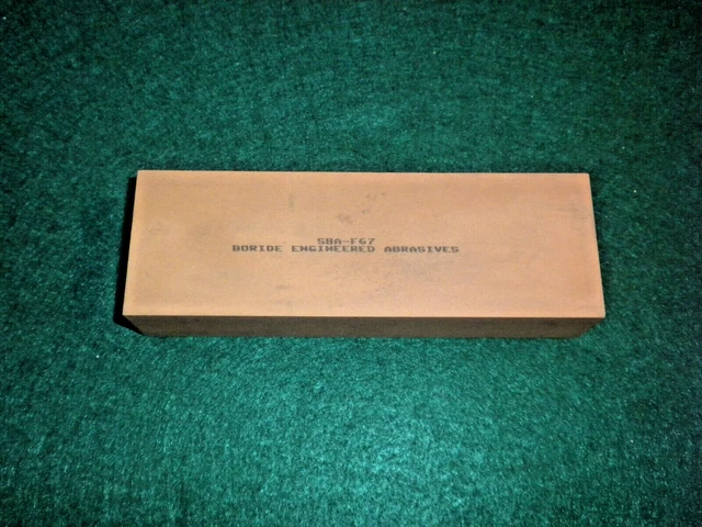 Sharpening Stone 6 x 2 x 1 1/8In. Boride Abrasive Fine Grit