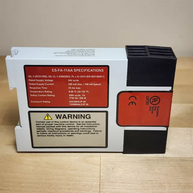 New For Banner ES-FA-11AA 02628 Safety Relay 24V