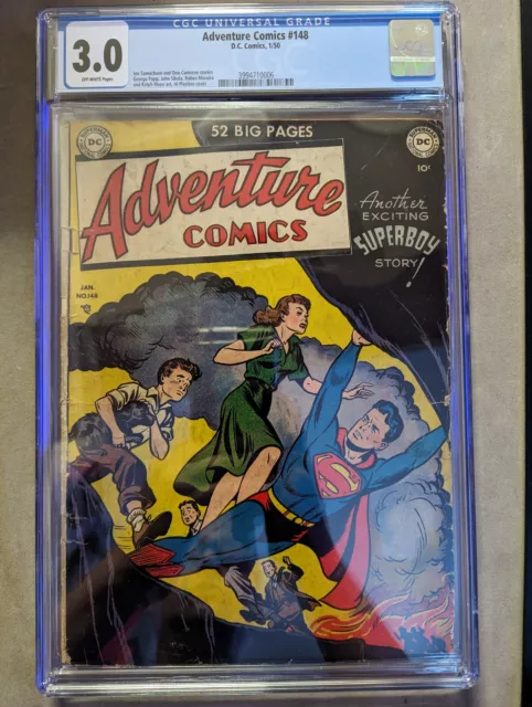 Adventure Comics #148 CGC 3.0 DC Comics, 1950, FREE UK POST