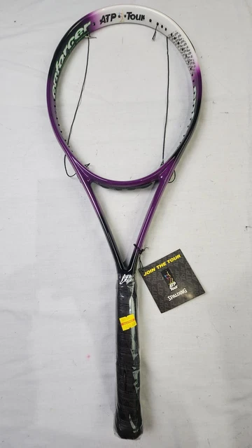 Raquette De Tennis Spalding ATP Tour Pro STK 250 – Taille De Grip 4 1/4", Non Cordée, Vintage