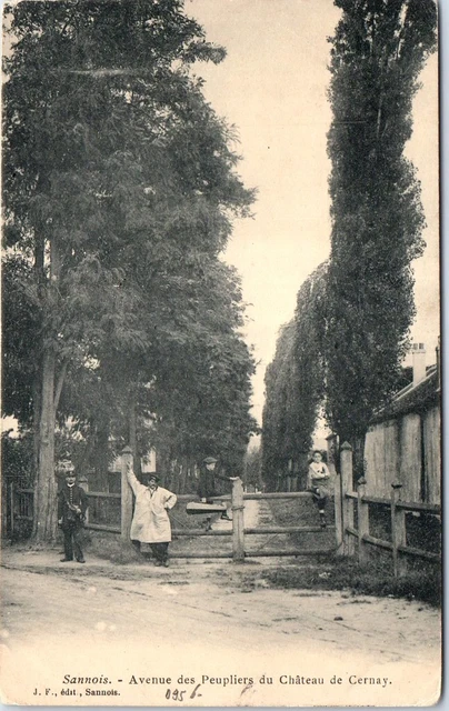 95 SANOIS - avenue des popliers du CHATEAU de cernay