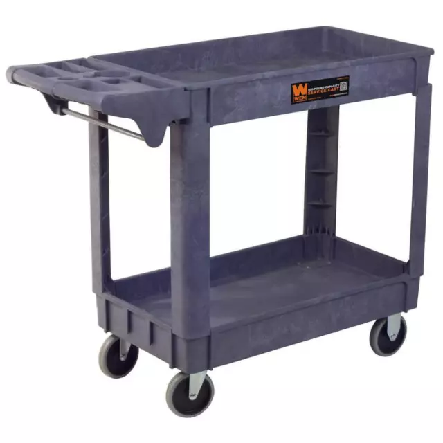 WEN Utility Cart 17" 500-Pound Capacity Polypropylene Smooth Mobility Service