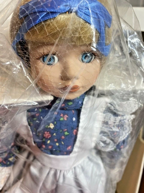 The Heritage Signature Collection 14.5" Porcelain Angel Doll  New With Stand