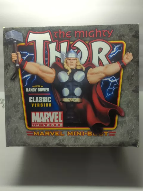 Marvel Universe 2010 The Mighty THOR Bowen Designs Mini Bust Figurine! 1092/1500