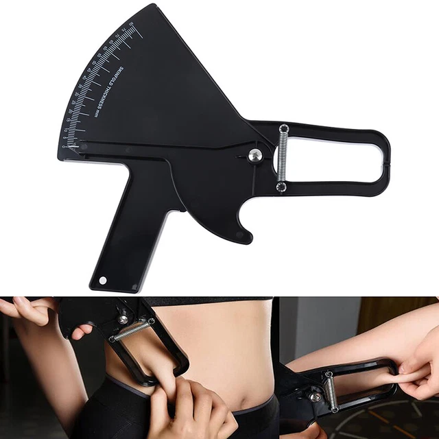 80mm Skinfold Caliper Body Fat Caliper Fitness Tester Analyzer Fat Measure-wf