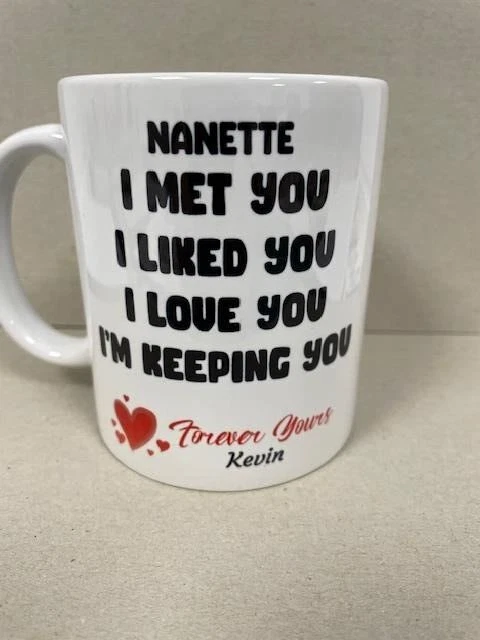personalised I met you I liked you I love you for Him/her novelty Christmas gift