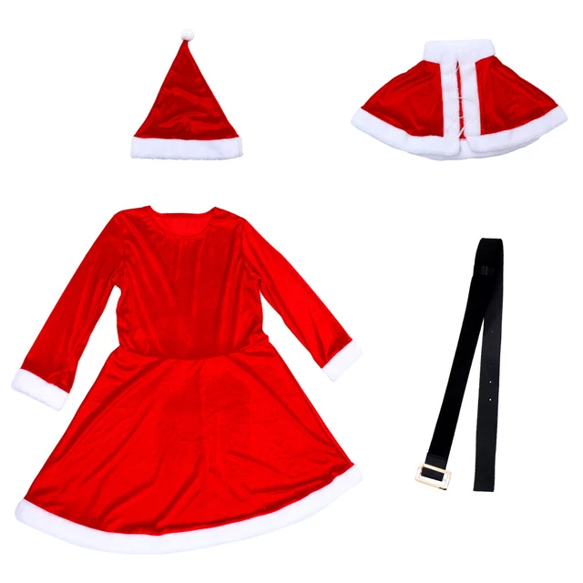 Longue Robe Tailleur Jupe De Noël Filles Jupes Chapeau De Filles Déguisement