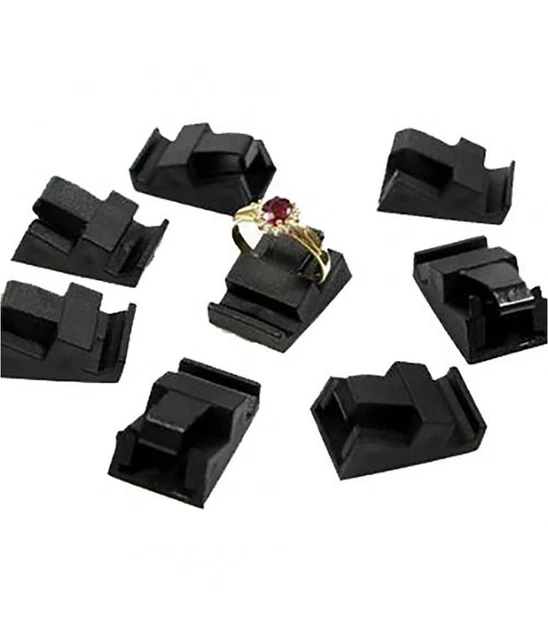 Support Pour Bague M-Tap Tok - Présentoir Noir Pour Exposition Ou Vente De Bijoux - 9