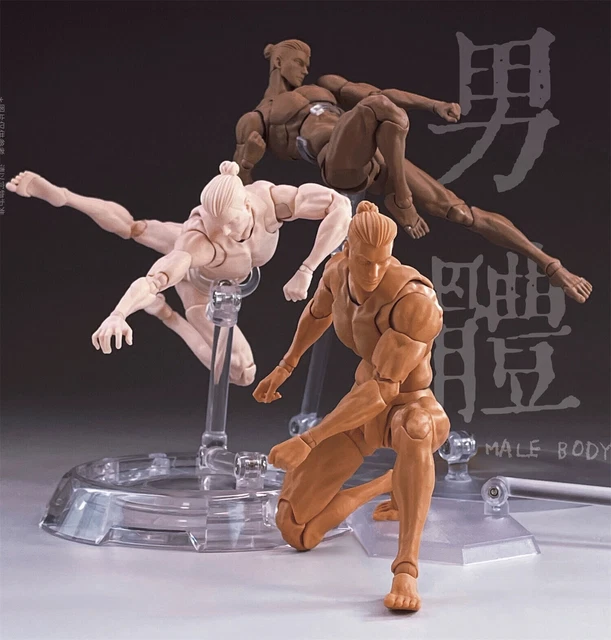 1/12 ROMANKEY X COWL Super-flexible Body Muscle Action Figure 12inches ...