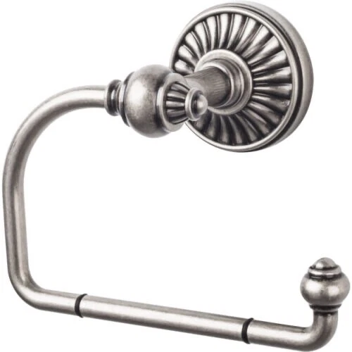 NEW Top Knobs TUSCANY BATH TISSUE HOOK, English Pewter (TUSC4/Toilet/Holder)