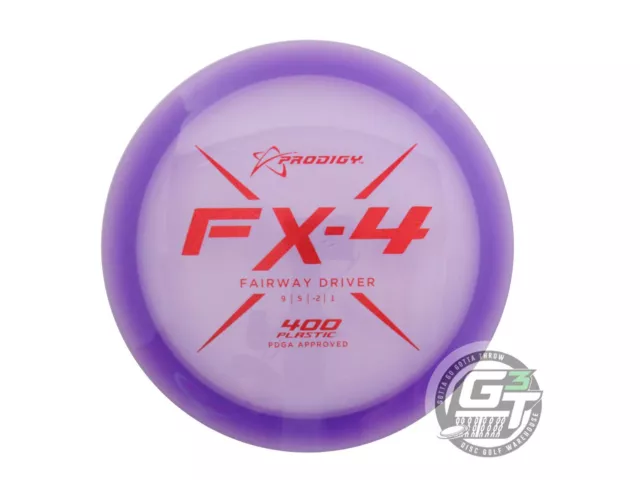 USED Prodigy Discs 400 FX3 174g Purple Red Prism Foil Fairway Driver Golf Disc