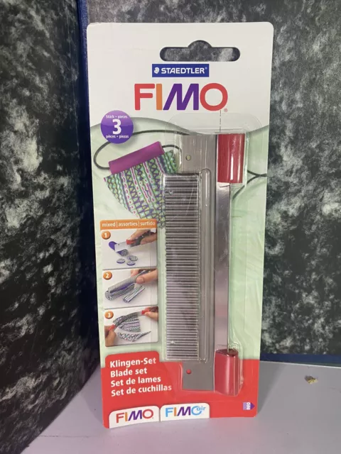 Original FIMO® Mixed Blade Set 3 pcs for cutting modelling clay.