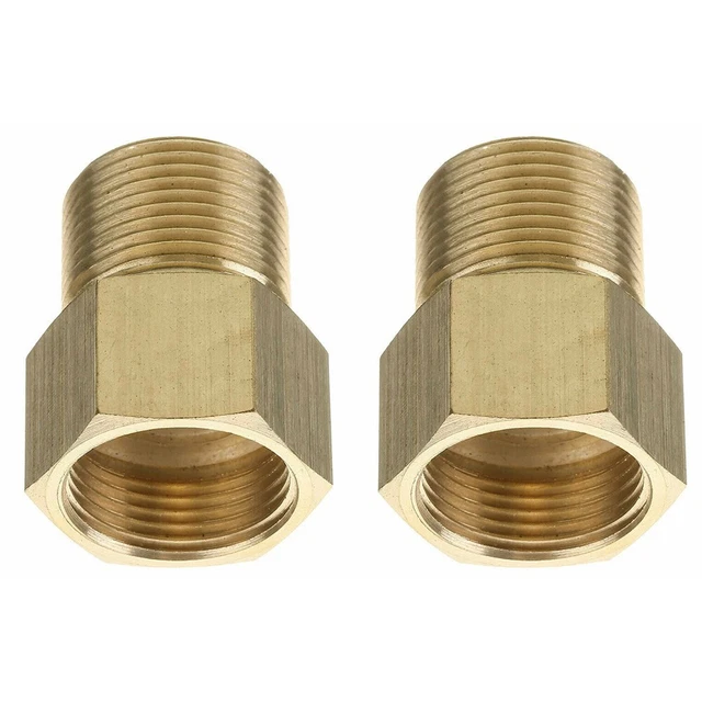 2 pz adattatore da M22 a M22 idropulitrice collegamento tubo 15 mm a 14 mm
