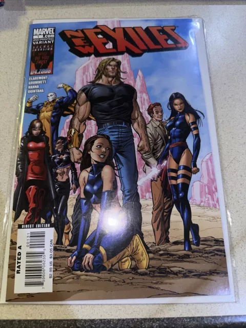 Marvel Comics: New Exiles Secret Invasion 2nd Printing Variant  1