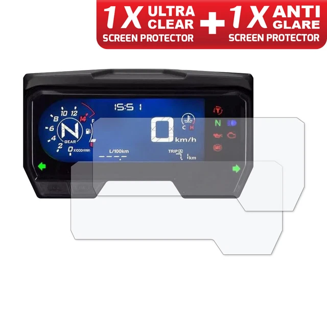 Protections D'écran Pour Honda CB1100EX/RS 2017 – Lot De 3 Films Ultra-transparents | Accessoire Moto Speedo Angels
