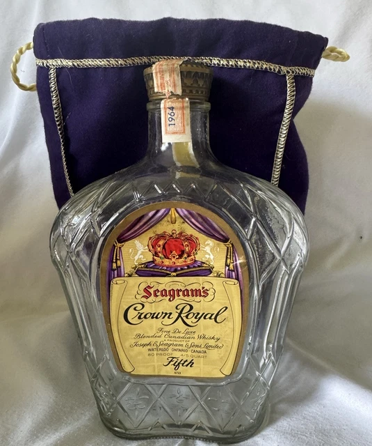 VINTAGE SEAGRAM'S CROWN Royal Tilt Liquor Dispenser Display