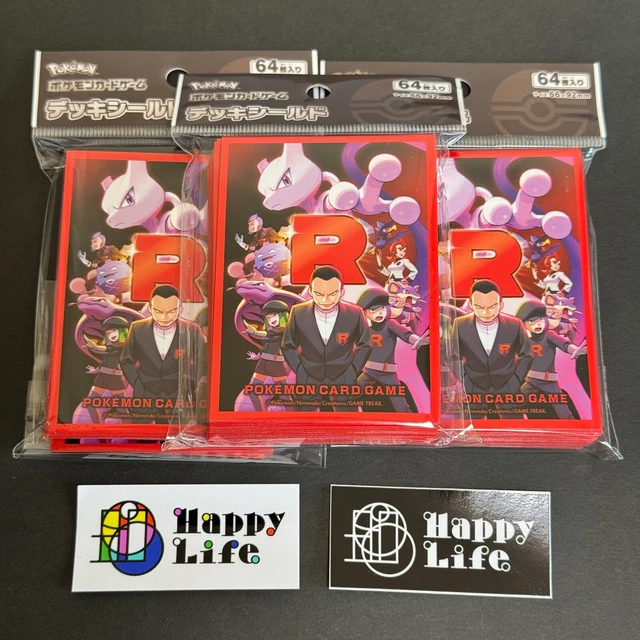 POKEMON CENTER ORIGINAL Team Rocket Card Sleeves Pro Japan Official 31.90  - PicClick UK