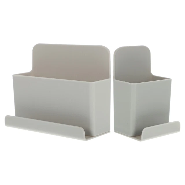 2 piezas caja montada en pared estantería de almacenamiento multifuncional soportes de estantería regulador