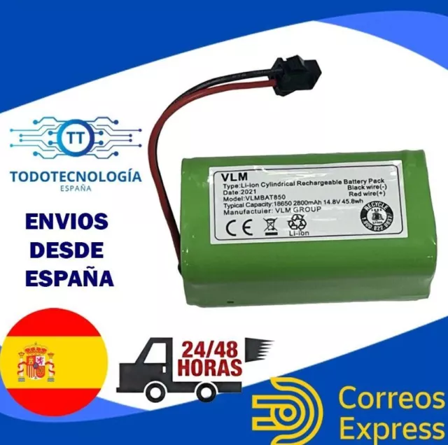Batería Compatible con Conga Cecotec 950 ,990, 1090, 1099 y 1790