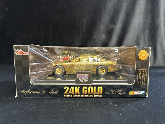 RACING CHAMPIONS 24K Gold 50th Anniversary 1:24 #99 Jeff Burton Die