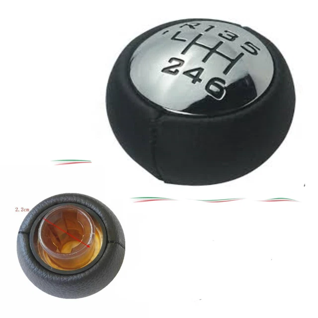 Pomello Leva Cambio Per Peugeot 208/308 E Citroen C2/C3 - Ricambio In Nero