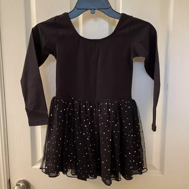 Arshiner Long Sleeve Ballet Dress Tutu Skirted Leotard Girls Size 150 US 12 NWT