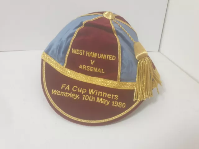 WEST HAM FA Cup Winners 1980 - Commemorative Football Replica Honour Cap