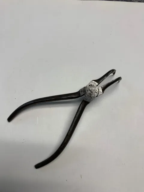 Vintage Kraeuter 1631-5 1/2 Bent Needle Nose Pliers Usa