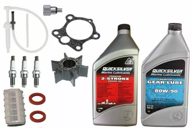 ANNUAL SERVICE KIT 25HP 30HP YAMAHA 25J 30D Outboard 2 Stroke Gearbox OIL & PUMP