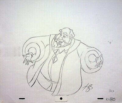 Disney Princess Enchanted Tales SIGNED King Hubert Production Hand Drawn Pencil