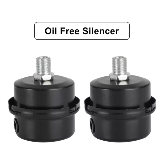 Compresseur D'Air Silencieux Muffler Fer Shell Intake Filtre Pompe 13/16/20mm