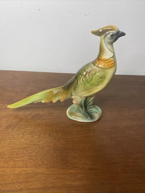 Vintage Stewart B. McCulloch California Pottery Pheasant Bird Figurine Ceramic