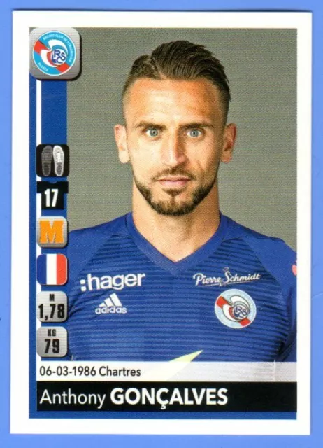 Sticker PANINI FOOT 2018 - 2019 Ligue 1 France #461 Anthony GONCALVES Strasbourg