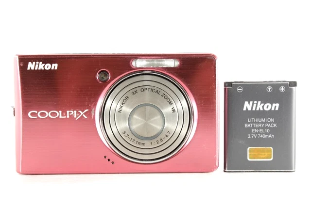 NIKON COOLPIX S510 Digital Camera Pink Includes Battery